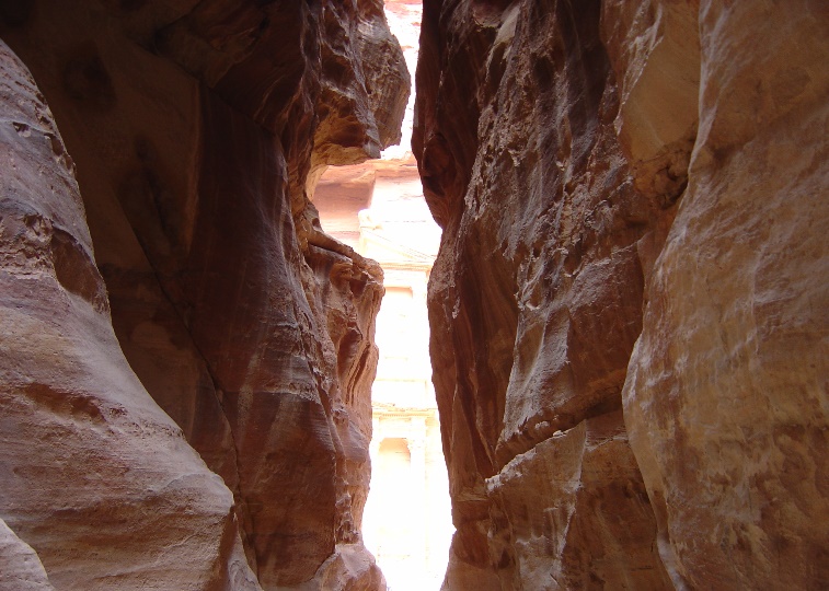 L'arrivo a El Khasneh (S. Bertarione)