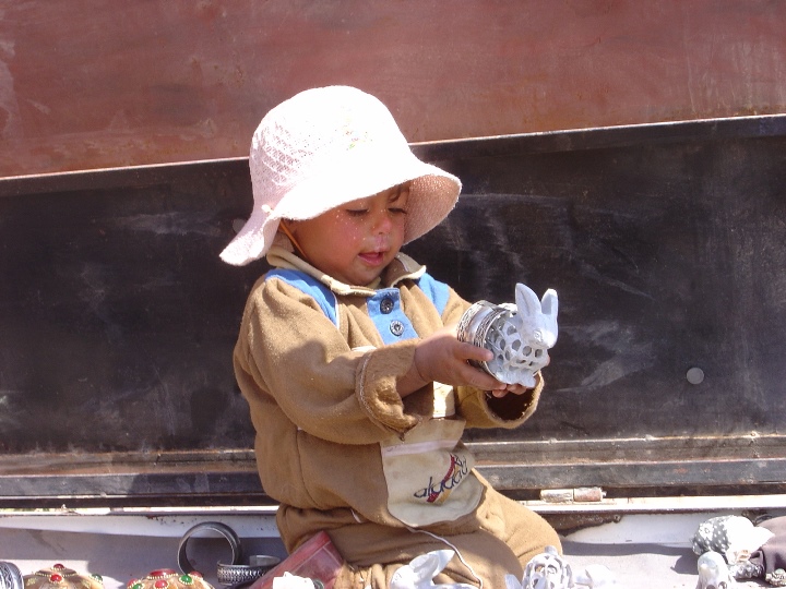 Petra. Bimba beduina