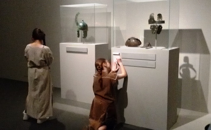 Bimbe "celtiche" in visita