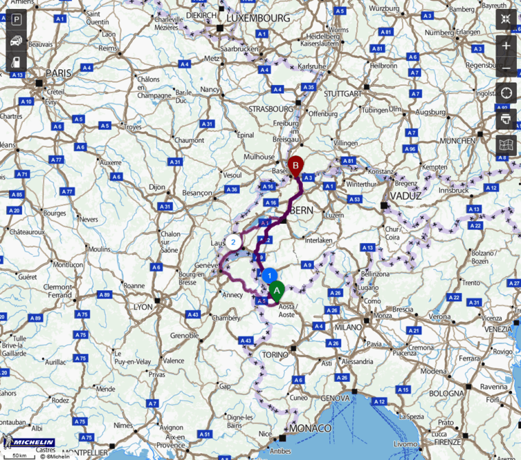 ItinerarioViaMichelin