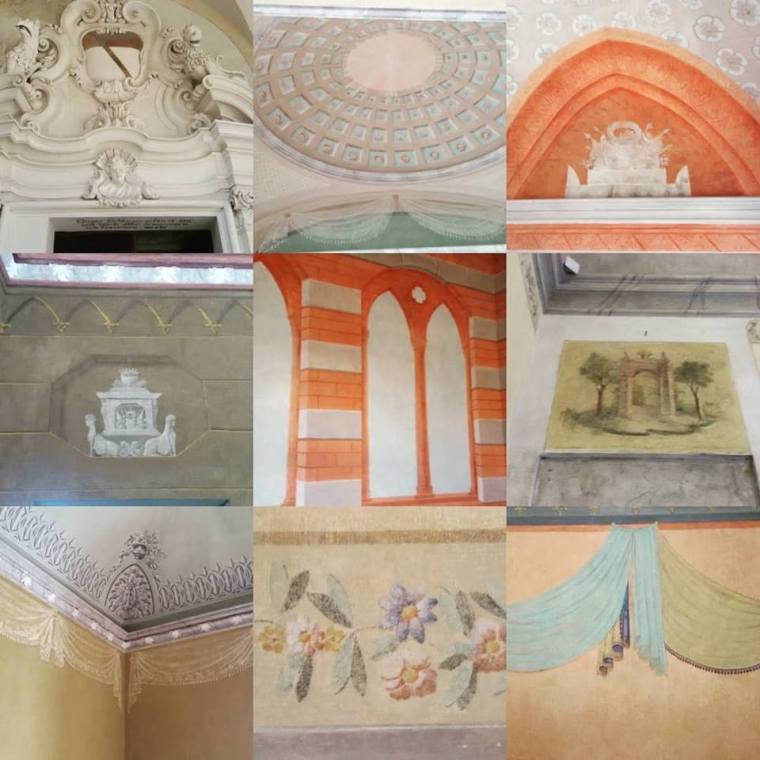 Un castello "caleidoscopico" da scoprire (collage di foto di Stella Bertarione)