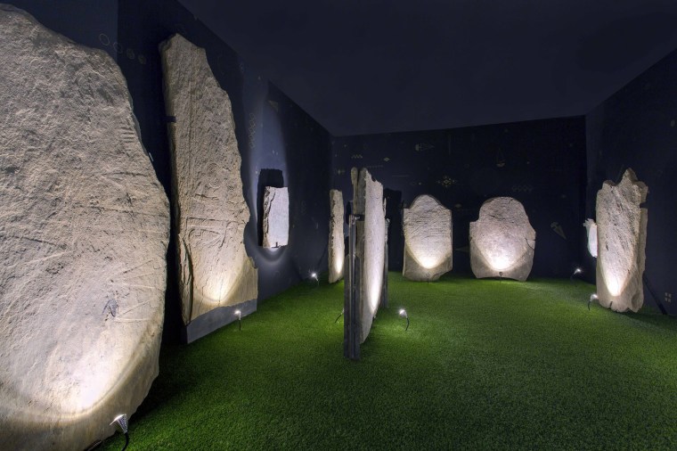 Sala delle Stele al Museo cantonale del Vallese