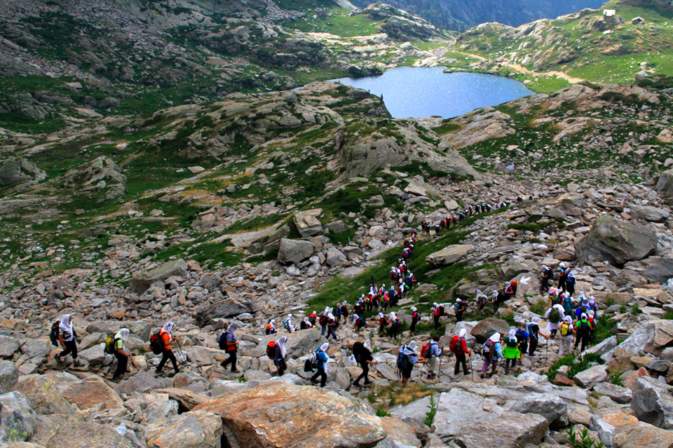 Processione di Oropa al Col della Barma (foto: Rifugio Barma)