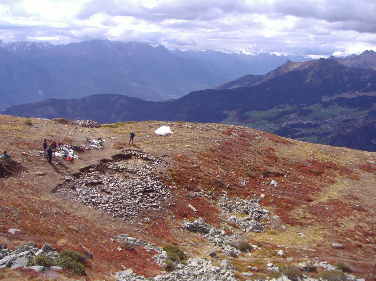 Campagna di scavo 2009 nel villaggio salasso sul Tantané (S. Bertarione)