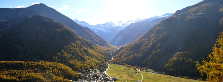 Veduta di Cogne verso la Valnontey (ThinkNatureinCogne)